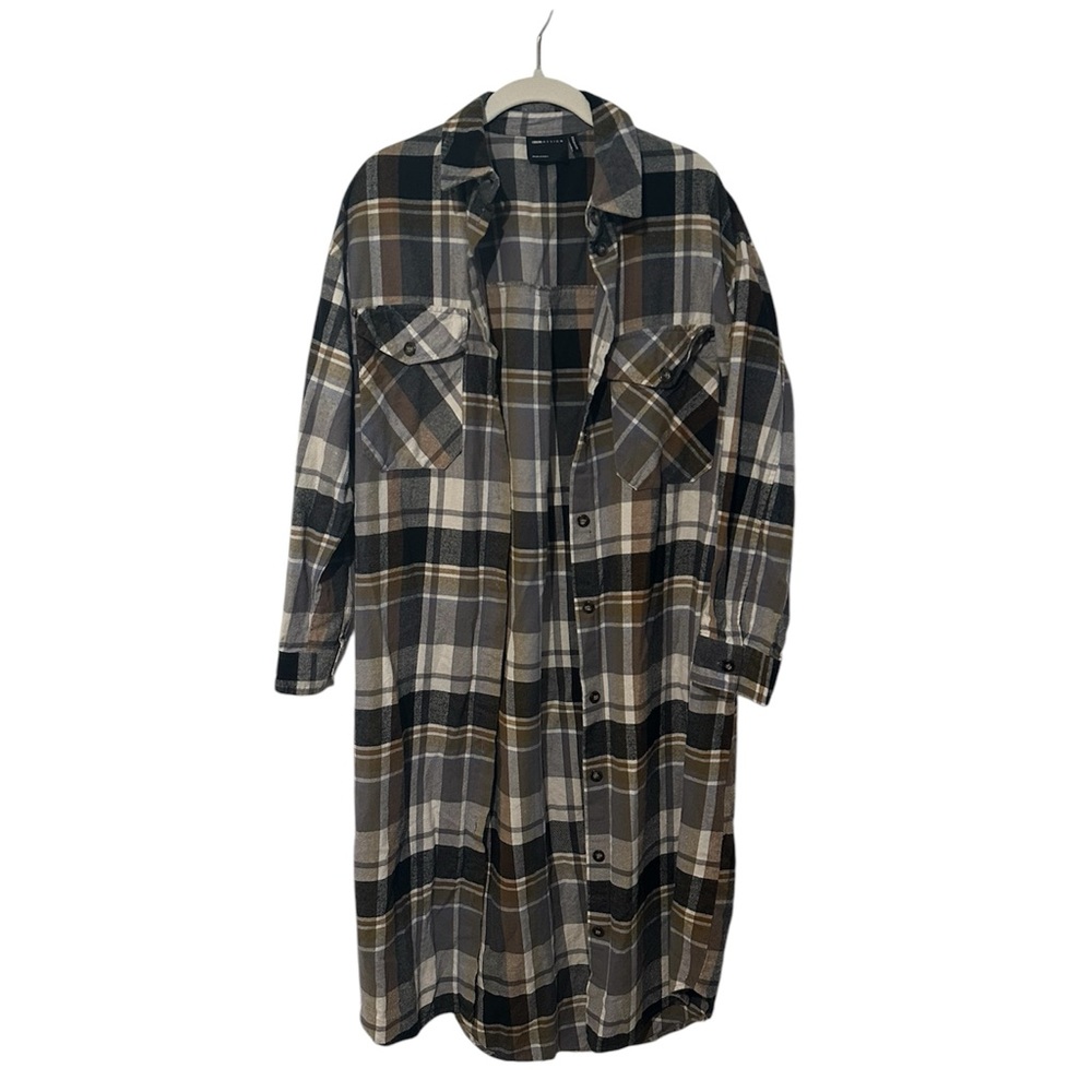 ASOS Design Button Through Midi Shirt Dress Size Medium